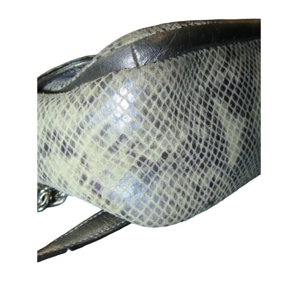 Coach 2018 Campbell Me Iridescent Python Embossed Exotic Leather Crossbody Bag - Picture 10 of 15